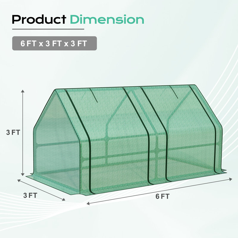 6'x3'x3' Mini Greenhouse