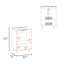 Meuble-lavabo autoportant avec portes doubles