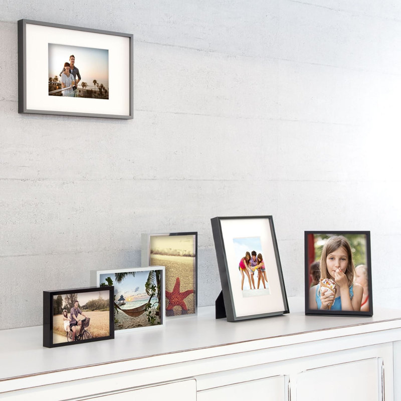 nielsen Alpha Aluminium Picture Frame, Brushed Amber, 13cm W x 18cm H