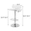 Tabouret pivotant réglable-396395268