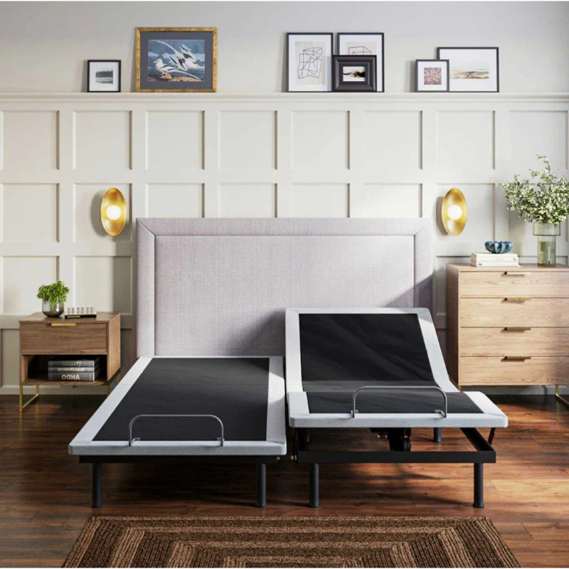 Base de lit réglable très grand BTX4 avec réglage de la position de la tête et des pieds