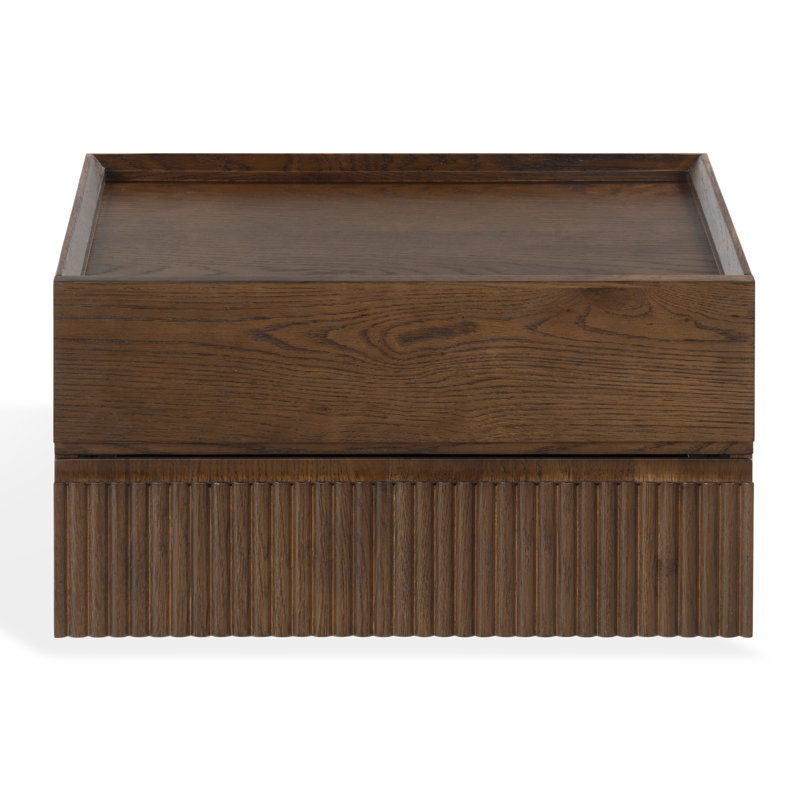 Table de chevet flottante Archibald Dontay, Noyer