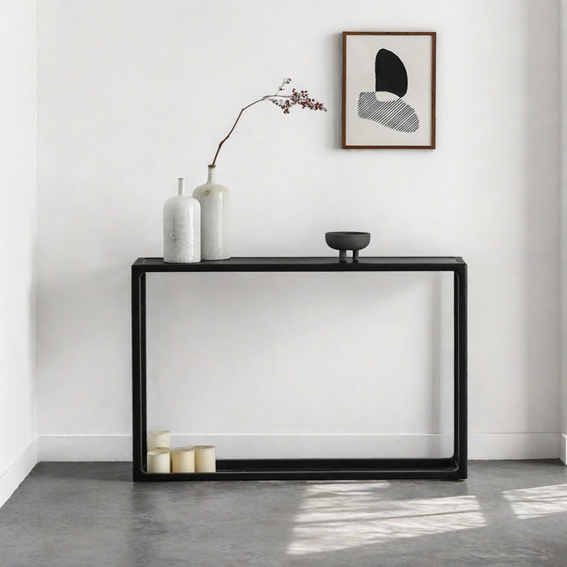 Minimalist Solid Wood Console Table, 31.5" H x 47.24" W x 11.81" D