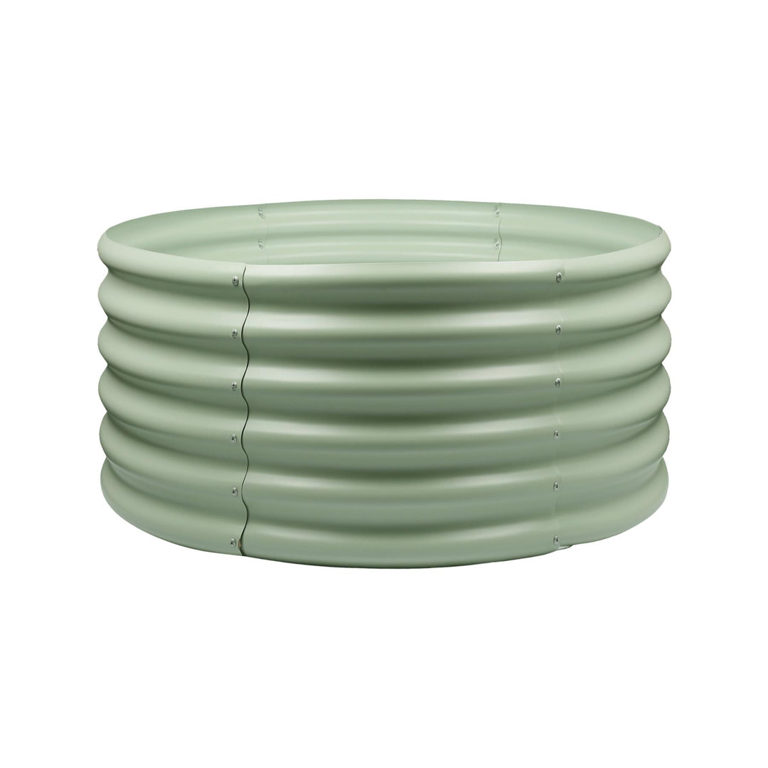 Round Galvanised Steel Raised Garden Bed 90 X 45Cm - Size: 45 X 90 X 90Cm - Wilko Green Harbour Housewares - Image 3