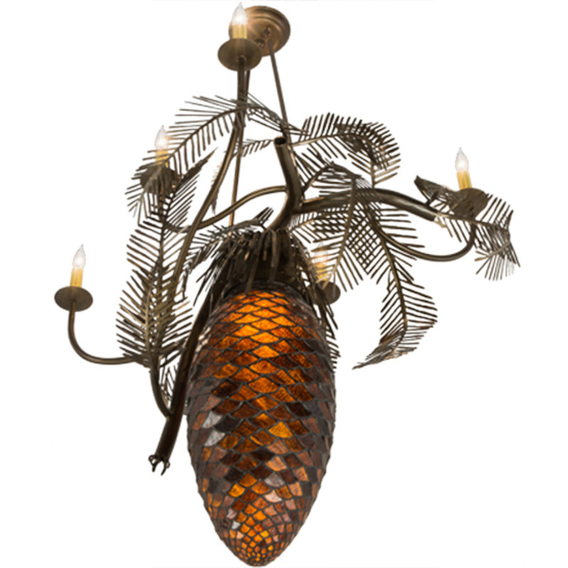 Pinecone 6 - Light Chandelier