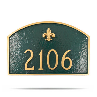 Fleur De Lis Arch Wall Plaque