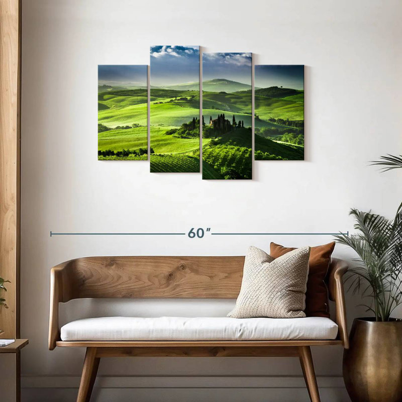 Vallée d'Alvord San Quirico D'Orcia, H 27 po x l 43 po