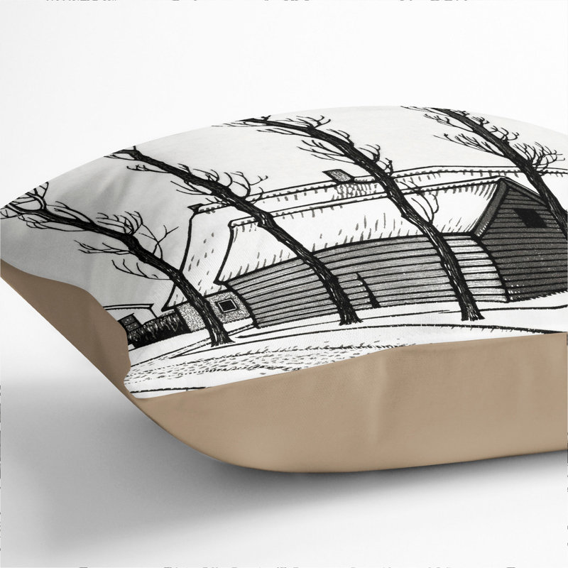 Winter Scatter Cushion, 55cm H x 55cm W x 20cm D, Stone