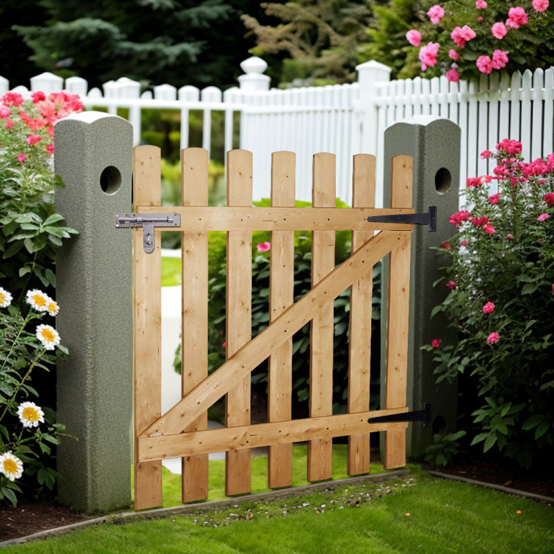 Arendt Wood Gate, 120cm H x 90cm W