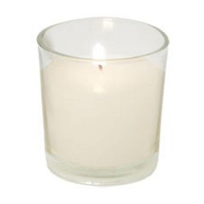Glass Holder With Votive Candle