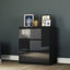 Oslo 3 Drawer High Gloss Chest, (FSC 100%) Bedroom Home Furniture-1877545697