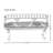 American Solid Wood Pink Bench