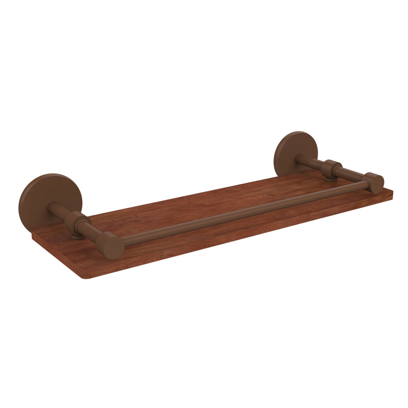 Étagère murale en Ironwood Uni Dalston, Bronze antique, H 3 po x l 16 po x P 5 po