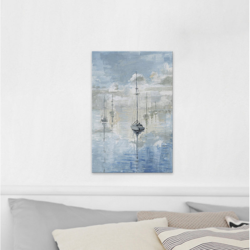 Arrastia Calm Clouds - impression sur toile tendue, H 12 po x l 8 po x P 1,5 po