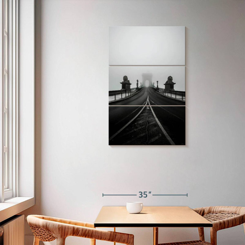 Mehar Danube Bridge In Budapest, 57" H x 36" W