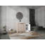 Meuble-lavabo autoportant de 42 po avec lavabo en céramique et armoires de rangement, porte à fermeture en douceur, armoire combinée 02430 + 0312, ensemble KD-130632255-130632251