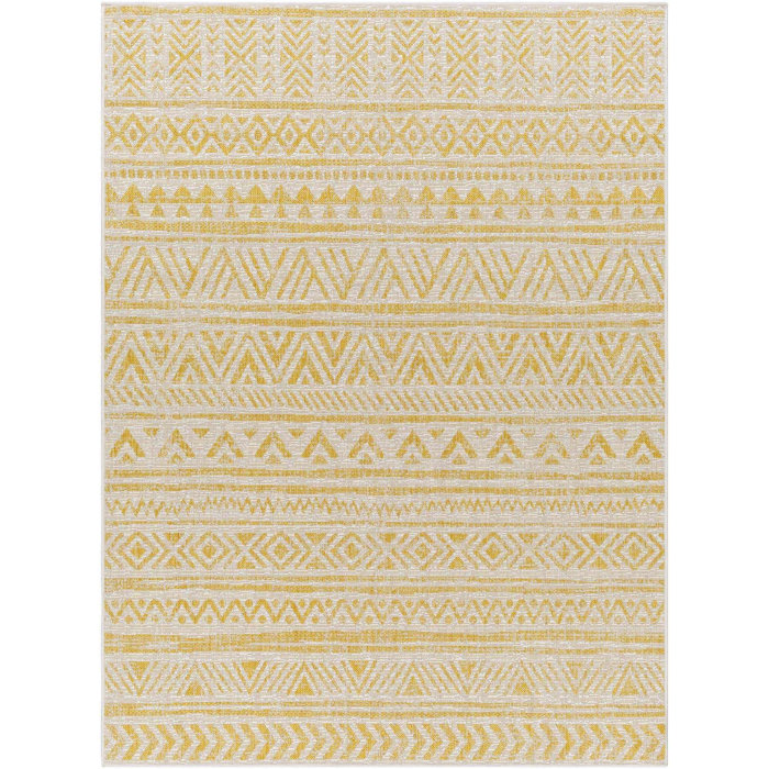 The Twillery Co.® Granby Scout Moroccan Yellow Indoor/Outdoor Area Rug ...