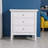 Lausanne White 3 Drawers Nightstand-982162737