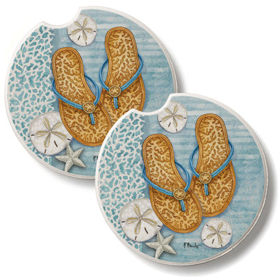 Lot de 2 sandales de plage Key Largo Beach