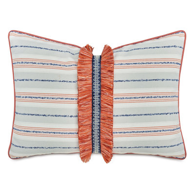 Striped Lumbar Indoor / Outdoor Pillow Cover & Insert
