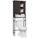 Trijal Metal & MDF Wood, Over Toilet Storage Cabinet with Barn Doors