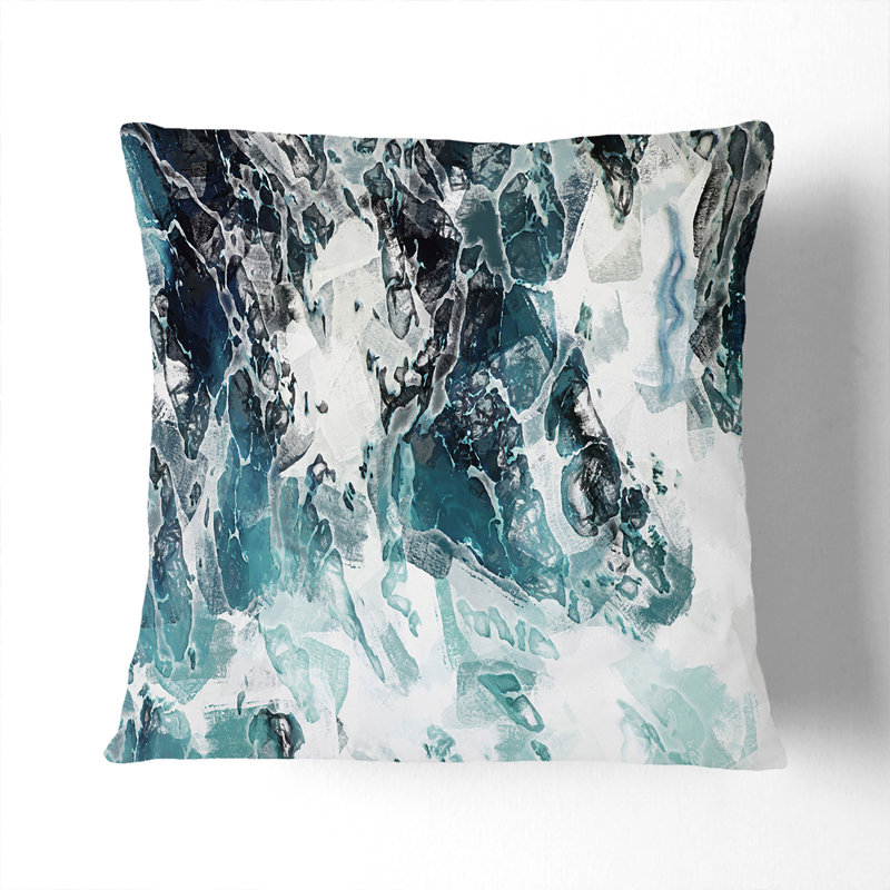 Abstract Square Throw Cushion, 40cm H x 40cm W x 15cm D