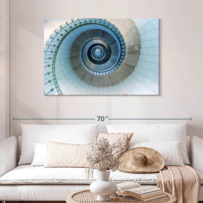 Lilie Lighthouse Spiral Staircase, 30" H x 45" W