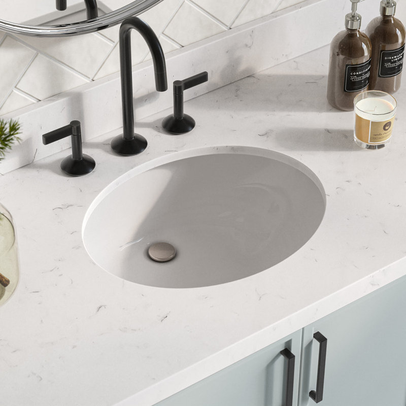 ARIEL Kellie Single Sink Bathroom Vanity with Carrara Quartz Top, Gray, 48"