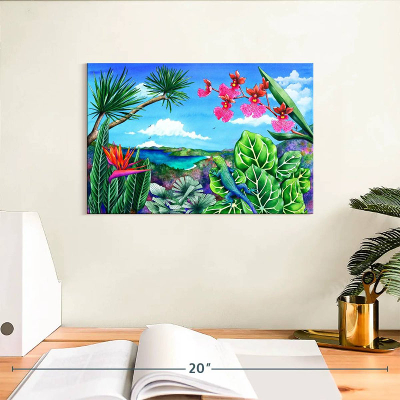 Brampt Lizard Latitudes, 8" H x 12" W