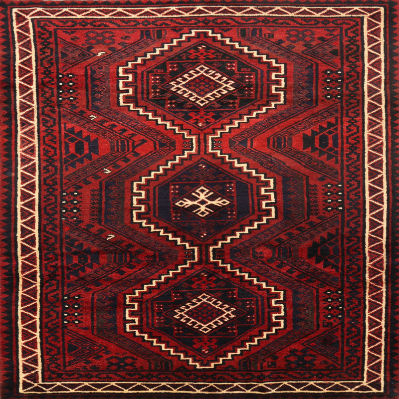 Southwestern Indoor Rug, Square 6'