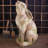 The Holiday Aisle® Modern Faux Concrete Rabbit With Head Up In Multicolor