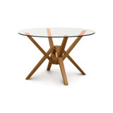 Exeter Round Glass Top Table