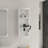12" Bathroom Wall-Mounted Storage Rack, Float Mounting Design,(KD-Packing)-748812091