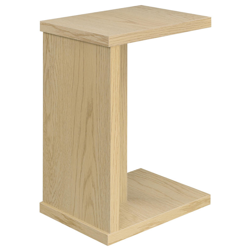 Table d'appoint Clower, Chêne clair