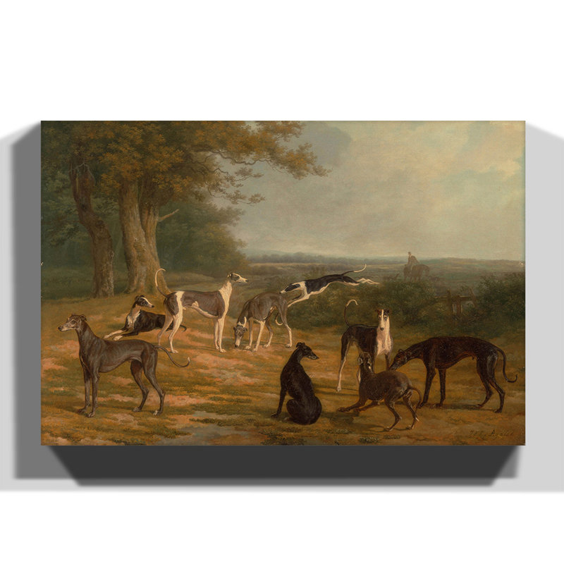 Jacques-Laurent Agasse - Wrapped Canvas Painting, 35cm H x 50cm W