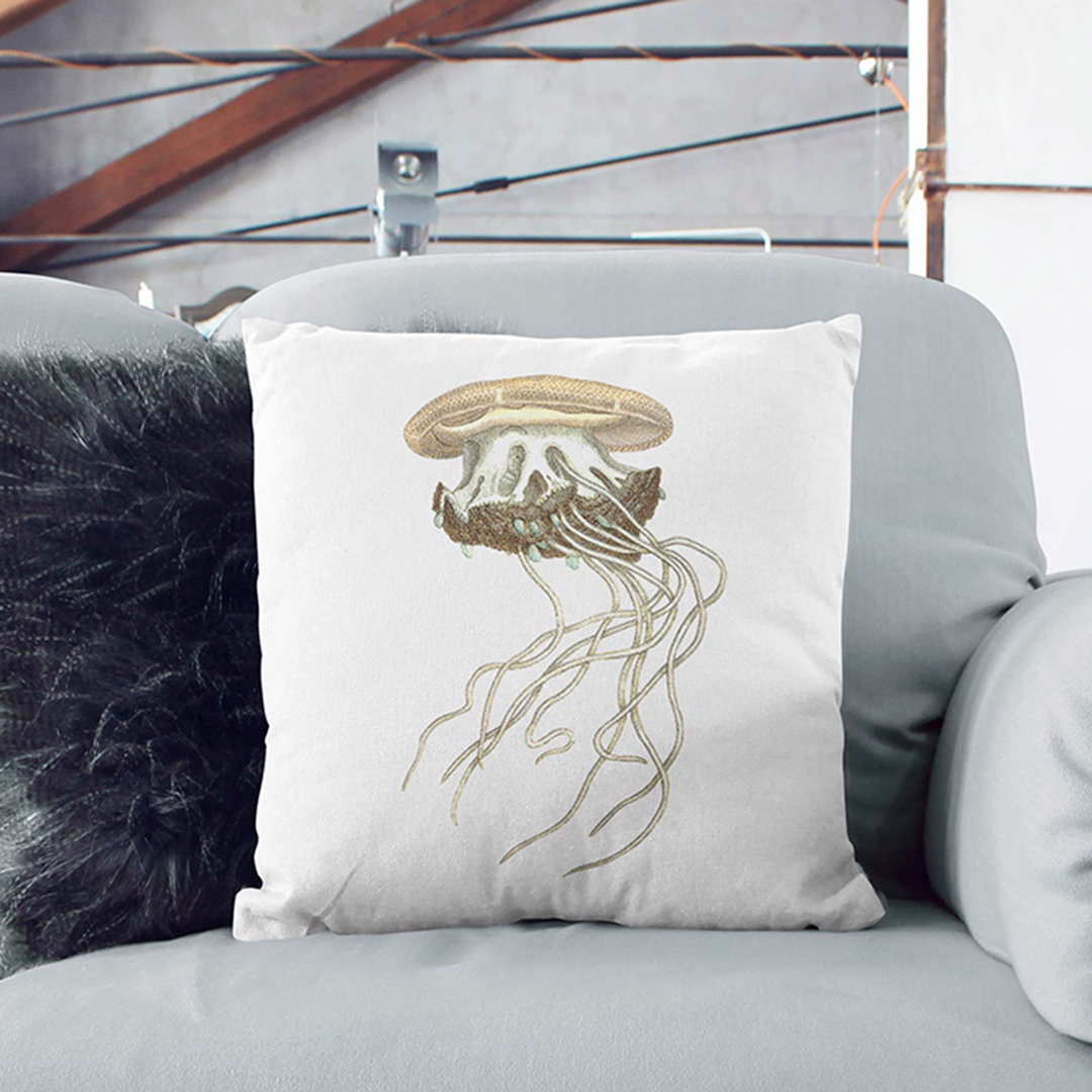 Crown Jellyfish by George Shaw Cushion with Filling