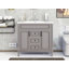 Meuble-lavabo 36 po avec lavabo supérieur, armoire de rangement moderne avec 2 portes à fermeture douce et 2 tiroirs, meuble-lavabo simple-870159653