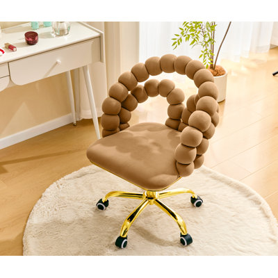 Fauteuil de salle de bain Camel Velvet Bubble