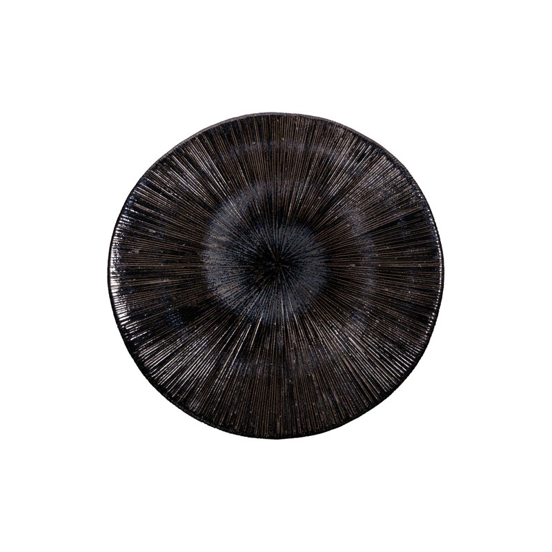 Ceramic Furniture Outdoor Round Coffee Table, Smoke
