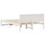 Bed Frame with Headboard Solid Pine Wood-2085284113-2085284127