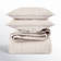 French Linen Box Stitch Quilt & Sham Set