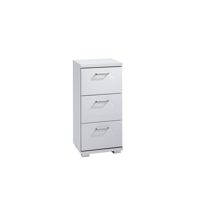 Pegues Bathroom Cabinet, White