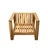 Wood Outdoor Seating Solution Collection - Chair, & Compact Side Table - Cushion Fabrics For Sun Relaxation Waterproof Cushions Balcony Use-444694039