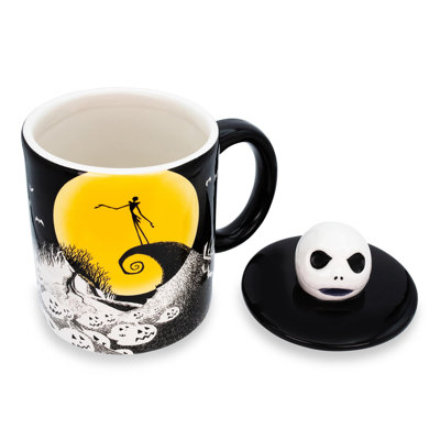 Tasse en céramique avec couvercle sculpté Disney The Nightmare Avant Noël Jack