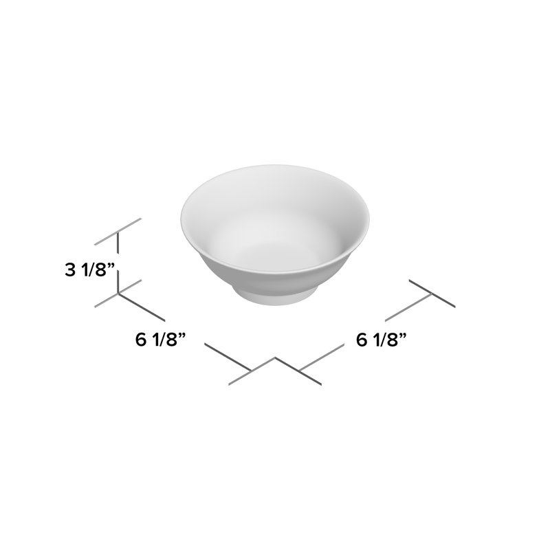 Rosso Ceramic Decorative Bowl, White/Blue