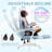 Gaming Chair Cute with Cat Ears & Ringing Accessories and  Lumbar Support, Ergonomic Computer Chair for Girl with Footrest  Headrest & Padded Arms-95036195