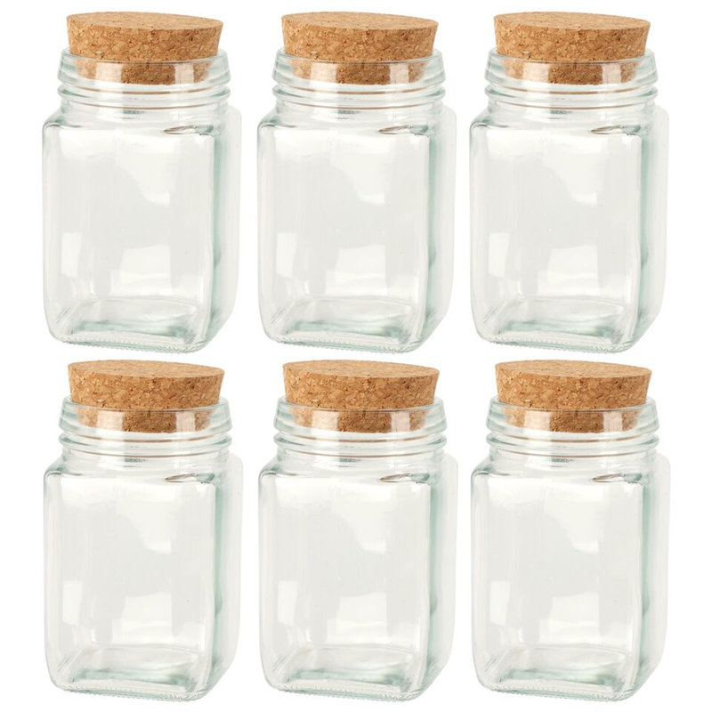 Glass Jar - Set of 6