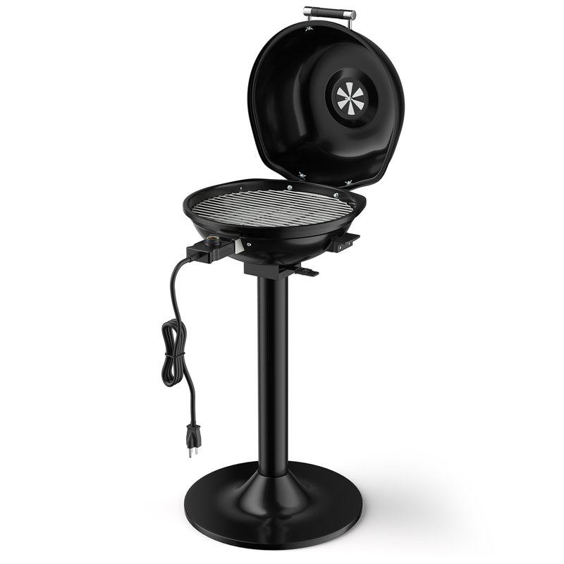 Barbecue électrique à brûleur simple l 20,5 po x P 17,5 po Topbuy, Noir