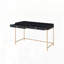 Bureau d'écriture avec tube en bois composite et bois aggloméré