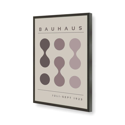 Warm Bauhaus Flow I, impression dans un cadre